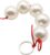 Balls for Men Balls Extra Large Love Balls for Women Chain Imitation Pearl Chain Butt Plug Beginner Plug for Women Sex Butt Plug Women Sex Toy for Women Extremely Hard