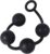 Love Balls 5 cm – Chain Made of Silicone for Men and Women – Black Beginners Her Plug Big Men’s XL Large Bondage Accessories SM Erotic Sex Toy Shade Grey Fifty Soft Toy
