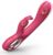 Rabbit Vibrator Vibratoren mit Klitorisstimulation Vibrator Dildo Vibratoren mit 10 Vibrationsmodi Klitoris und G-Punkt Stimulator Erotik Sexspielzeug für Frauen, Rose Rot