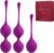 Liebeskugeln Kugeln Kegel Balls Trainingskugeln Beckenbodentrainer 3er Set Silikon Perfekt für Frauen Sie zum Sexspielzeug Erotik Beckenbodentraining (Lila)