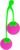 ORION Liebeskugeln „Sweet Cherry“ – intensive Love-Balls für Frauen, mit schwingenden Rotations-Kugeln, für effektives Beckenboden-Training, grün-pink