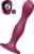 Satisfyer Double Ball-R | 18 cm | Dildo | Doppelte Stimulation | 2 Gewichtskugeln | Silikondildo | Waterproof (IPX7) | Hautfreundliches Silikon, Farbe:beere