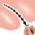 35 cm Silicone Chain, Silicone Balls, Chain with 10 Balls, Long Balls, Butt Plug, Waterproof Anus Masturbator, Sex Toy for Men and Women (10 Diameter 1.1 – 2.4 cm)