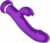 JFRong 3-in-1 Dildo Vibrator with Suction Cup and Heating Function for Her, Silicone 3-in-1 Rabbit Vibrators with 10 Vibration Modes, Quiet G-Spot Clitoris Stimulator, Erotic Sex Toy for Women and