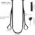 DaiQei SM Bondage Set Love Swing Sex Swing Sex Swing with Mouth Ball Sex Blindfold BDSM Whip Nipple Clamp Sex Carmen Swing Sex Swing Sex Swing for Ceiling Sex Toy for Men Women (A)