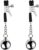 Edelstahl 1 Paar Nippelklemmen mit Gewicht Kugeln Brustwarzen Klemmen SM Sexy Nippel Clamps Set Nippel Stretcher Klitoris Schamlippen Brust Clip Bondage Erotik Sex Toys Für Frauen(D)