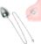 Plug Stainless Steel with Chain 3 Sizes Stretcher Set Made of Metal – Smooth Balls Dilators Dildo Ball Butt Plug Hook for Men Women Couples SM Sex Toy (M)