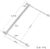 Stainless Steel Spreader Bar Chest Clamp Breast Bondage Adjustable Breast Fetish Sex Toys Spreader Bar
