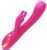 G-punkt Klitoris vibratoren mit Einzigartiges flatternden und vibrierenden 2 in 1 Design, Adorime Dreimotoren Dildovibrator Massagegerät für Klitoris Vagina Stimulation, Sexspielzeug für Frauen Rosa