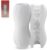 BDSMYOU Masturbator Sex Toy for Men, White Masturbator Cup Pocket Pussy, Masturbating for Men, Pocket Pussy with 3D Vagina Love Tunnel, Travel Pussy Case Training Device