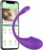 Vibrator Vibrator Sex Toy for Women with 10 Vibration Modes App Control Vibrators Plug G-Spot Stimulator Sex Toy for Men, Women (Purple App)