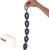 Anal Beads XXL mit 5 Kugeln 39,5cm Ø3,5cm silizium Schwarz 250gramm Analkugeln für mann und frau Analperlen mit Griff bequemen sexspielzeug Anal analkette kugeln groß Analbeads analtoy FOPS A103M