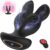 Analvibratoren für mann Elektrostimulation, Analplug für Frauen Prostata Stimulator mit 8 Vibrationsmodi und 8 Elektroschockmodi, Vibrator Buttplug Sex Spielzeug für die Männer Frauen Paare