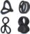 2023 Ring, Stretchable Silicone Cock Ring, Testicle Rings, Set of 4, Liquid Silicone Ring, Case, Cock Rings, Extreme Silicone Sleeve, Sex Toy for Couples, Extreme Sex,
