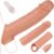Silikon Elektrischer Penishülle-Set Mit Abnehmbarem Motor, Penis Sleeve Vibrator für Penisvergrößerung mit 10 Vibrationsmodi Fernbedienung, Sexspielzeug für Paare Sex Spielzeug für die Männer Extrem