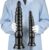 Soarvlorfy 39.5 cm / 29.5 cm Super Long Chain Butt Plug with Suction Cup, XXL Giant Dildo Balls Vaginal Anus Masturbators Dilator Thick Dildo Toy for Men and Women, Black, S