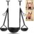 Hallowa Leder Tür Liebesschaukel Sexschaukel mit Sitz-Neue Lederpolster Dicken Flaum, Riemen, Sex Door Love Slings Bondage Restraints für Adult Toys, Hält bis zu 180KG(Upgrade Version)