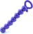 FOPS A44-3 Necklace 14.5 cm Diameter 2 cm 7 Beads Silicone Purple with Pull Handle