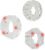 AMZII 3 Ring Cock Ring Sex Toy Set Men Cock Rings for Men Rubber Rings Glans Ring Testicle Rings Ball Stretcher Sleeve Sex Toy for Couples Men (Transparent)