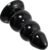 Large Plug 9.2 cm Huge Diameter Dildo with Suction Cup for Women Extreme, Soft Butt Plug Balls Masturbation SM Dildo Sex Toy for Men, Black, XXL