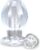 AMZII Butt Plug for Women Men, 5.0 Hollow Spreader with Plug, Transparent Speculum, Stretcher, Shower Tunnel Plug, Butt Shower, Vagina Dilator, Enema, Butt Plug (S)