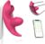 Butterfly Vibrator Vibration for Women Sex Toy with 9 Vibration Modes Swing Vibrator Love Balls for Women Vibro Egg with Bluetooth App Control for Travel Sex Toy for Women (Red-B)