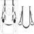 Limmion Liebesschaukel für die Frau Sexschaukel Tür Schaukel BDSM Bondage Set Sex Swing Sexspielzeug für Paare Erwachsene Sling Sex Schaukel mit breiten Polstern Extrem SM Bondageset Sexspielzeug