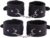 FANSEELM Bondage Set Handcuffs Sex Bed Sex Toy for Couples Extreme Erotic BDSM Sex Toy Restraints Sex Set with Bed Restraints, Handcuffs, Blindfold, Feather Whip, Nipple Clamps SM Sex Toys