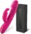 G-Punkt Vibrator Sex Spielzeug für die Frau,10*10 Mächtig Vibration für Frauen Solo mit Stoßfunktion,Dildo Sexspielzeug für Paare Extrem Sex Toys,Rabbit Vibratoren mit Klitorisstimulation