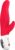 FUN FACTORY Rabbit Vibrator LADY BI India Red, Sexspielzeug Dildo für Frauen, Dualvibrator für G-Punkt & Klitoris – 100% medizinisches Silikon, MADE IN GERMANY