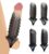 BDSMYEE 4 in 1 Penishülle mit Vaginalmassage,Penis Sleeve Herren,Penis Hülle,Cockring,Pennisring,Eichelring,Penismanschetten,Sex Spielzeug für die Männer extrem,Sexspielzeug für Paare extrem Sex