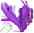 G Punkt Vibration für Frauen Klitoris, 3 in 1 Dildo Vibrator mit 9 Vibrations, 9 Flattermodi, Clitoris Vibrator Sex Spielzeug, Sex Toy für Klitoris Brustwarze Stimulator für Paare APP-Fernbedienung