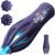 YcsLust Electric Masturbator Trainer Vibrator with 10 Vibration Modes, Glans Stimulator Massager, Electric Masturbator Cup Multiple Sex Toy for Men and Couples Solo (Blue)