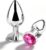 Pack of 2 Plug Set, Butt Plug for Beginners, Versatile Butt Plugs, Smooth Surface Butt Plugs, Sex Toy for Women Men, Easy to Use and Storage (Pink)