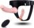 Utimi Strapon Strap-On Vibrators Strap-On Strap on Strap with 2 Silicone Dildos Adjustable Harness Extreme SM Sex Toy Set Erotic Sex Toy for Men Women Lesbian Couples