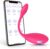 LZMYZ Portable App Control Vibrator Vibrator Prostate Stimulator Silicone with App Control Vibrators with 3 Electric Shock and 10 Vibration Modes Sex Toy for Men Women