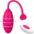 Vibrating Egg with 10 Modes for Women, Mini Vibrator with Remote Control, Love Balls, Erotic Sex Toy Set, Women’s Bullet Vibrators for Her Clitoris and G-Spot (Red)