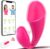 Vibrator Sex Toy for Women Couples with 10 Vibration Modes, Erotic Sex Toy Vibration for Women with App, Sex Toys Vibrator Died Clitoris Stimulator Dildo Vibrators Quiet