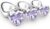 3 Pieces Plug Butt Plug, 3 Sizes for Women, Couples, Men, Beginners (Light Purple)