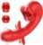 Vibration für Frauen Dildo Vibrator, G Punkt Vibratorensets mit Klitorisstimulation für Frau mit 10 Zungenlecken 10 Vibrationmodi 10 Schlagmodi, Sex Spielzeug für die Frauen Paare Klitoris Stimulator