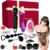 Sex Toy Set Valentine’s Day Gift for Couples, 16 Days Erotic Adult Toys for Surprises Valentine’s Day Women Men Vibrator, Egg Masturbator, Bead Butt Plug, Lubricant Couples