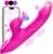 Vibration für Frauen Rabbit Vibrator Stoßfunktion Pulsen Saugen 7×10 Modi, Sex Spielzeug für die Frau Paare Vibratorensets Klitoris Leise, Diloschwanz Massagestab Sex Toys Woman Sexspielzeug Solo