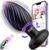 Analvibratoren für Mann Analplug# für Männer, Prostata Stimulation Männer Analplug Sex Spielzeug für die Männer mit 7 Rotation 7 Vibration, Anal Plug Sex Spielzeug für Paare Buttplug Sexspielzeug