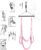 BAKRAS BAOMAZ4 BDSM Sex Toy Sex Love Swing Swings for Blanket Love Swing Sex Swing Comfortable with Headrest Sex Toy Extreme Sex Sling Swing with Padding SM Bondage for Couples (Pink)