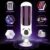 Electric Masturbator Masturbating for Men Sex Toy for Men Hands-Free Cup Vibrator with Fully Automatic Rotation & Telescopic & Colourful Lights (White)