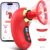 Vibrator Vibration für Frauen Sex Spielzeug für die Frau Paare, 3 Saugen 9 Leckmodi mit APP & LCD, Sexspielzeug Vibratorensets für Frauen Sex Toys Stimulator Klitoris Brustsauger Anal Dildo