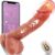 Realistischer Dildo mit Stoßfunktion APP Fernbedinung 10 Vibrations Modes, Dildoschwanz Sexspielzeug Vibrator für Frauen und Männer XXL Anal Dildos mit Saugnapf