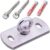 Toldoro® Deckenhalterung aus Edelstahl mit Dübel & Schrauben/rostfreier Wand- und Deckenhaken mit 400 kg Bruchlast/Befestigung für Hängesessel, Sonnensegel, Liebesschaukel, Boxsack