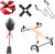 BDSM Bondageset Fessel Set,2023-Neu Handschellen Sex Bett(4-Ecken),BDSMs Spielzeug Hart,Fesseln Sex Set,Nippelklemmen Brustwarzen,Augenbinde Sex Bett,Bettfesseln,SM Sexspielzeug extreme Paare