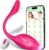 Vibrator Sex Spielzeug für die Frau Paare, Vibration für Frauen Klitoris Erotisches Sexspielzeug, 10 Modi Vibratorstarb Frauen Klitoris Sex Toys, Vibratoren Dildo mit APP Fernbedienung